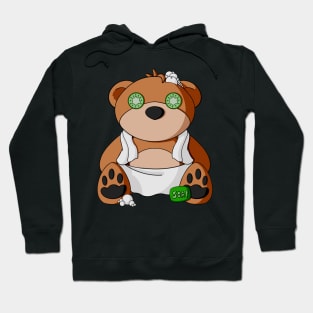 Spa Day Teddy Bear Hoodie